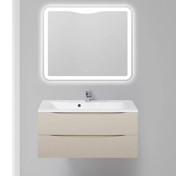 Тумба под раковину BelBagno Marino 100 MARINO-1000-2C-SO-CO-P подвесная Crema Opaco МДФ / ЛДСП
