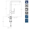 Смеситель для кухни Ramonsoler Drako 332902CUC Медь