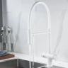Смеситель для кухни Shevanik S178C цвет Белый