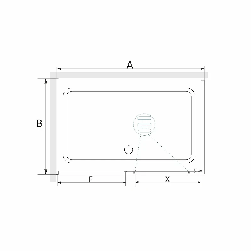 Душевой уголок RGW Stilvoll 100x80 323242108-014 профиль цвет Черный стекло прозрачное