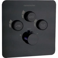 Смеситель для душа Ramonsoler RS Smart 85T301SNM с термостатом Черный матовый