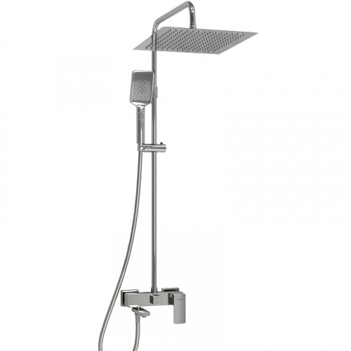 Душевая система WasserKRAFT A177.118.126.087.CH Хром латунь на стену