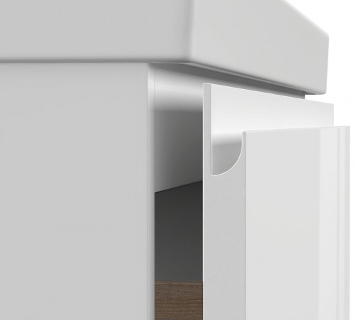 Тумба под раковину Cersanit Moduo 80 64141 подвесная Белая МДФ / ЛДСП