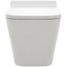 Комплект унитаза AQUAme AQM2004 с инсталляцией Grohe Rapid SL 38811KF0 с сиденьем Микролифт и Черной матовой клавишей смыва фаянс подвесной