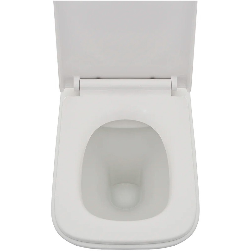 Комплект унитаза AQUAme AQM2004 с инсталляцией Grohe Rapid SL 38811KF0 с сиденьем Микролифт и Черной матовой клавишей смыва фаянс подвесной