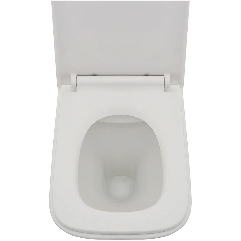 Комплект унитаза AQUAme AQM2004 с инсталляцией Grohe Rapid SL 38811KF0 с сиденьем Микролифт и Черной матовой клавишей смыва фаянс подвесной