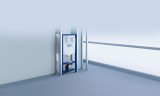 Комплект унитаза AQUAme AQM2004 с инсталляцией Grohe Rapid SL 38811KF0 с сиденьем Микролифт и Черной матовой клавишей смыва фаянс подвесной
