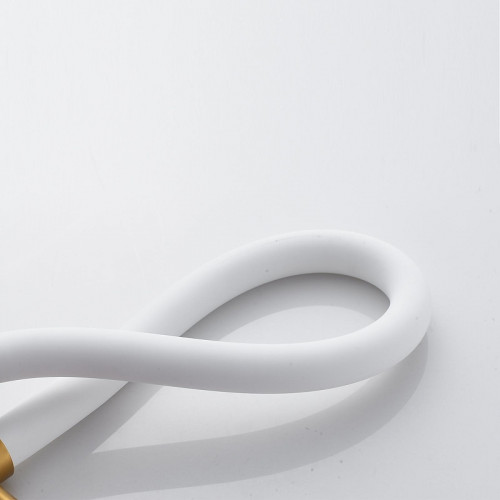 Смеситель для кухни Shevanik S123G-1 цвет Золотой сатин Белый