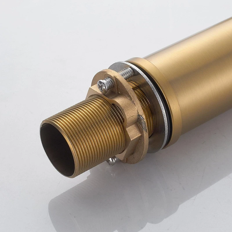 Смеситель для кухни Shevanik S123G-1 цвет Золотой сатин Белый