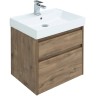 Комплект мебели для ванной Aquanet Nova Lite 60 254216 подвесной Дуб рустикальный МДФ / ЛДСП