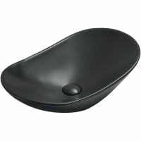 Раковина-чаша Vincea 62 VBS-508MB Черная матовая фарфор накладная