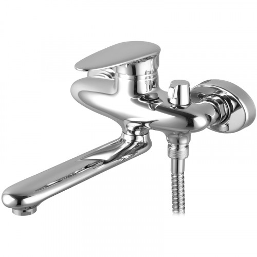 Смеситель для ванны Lemark Status LM4414C универсальный Хром латунь на стену