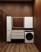 Подвесной шкаф Style Line Бергамо мини 60 Люкс Plus СС-00002357 Белый антискрейч МДФ / ЛДСП