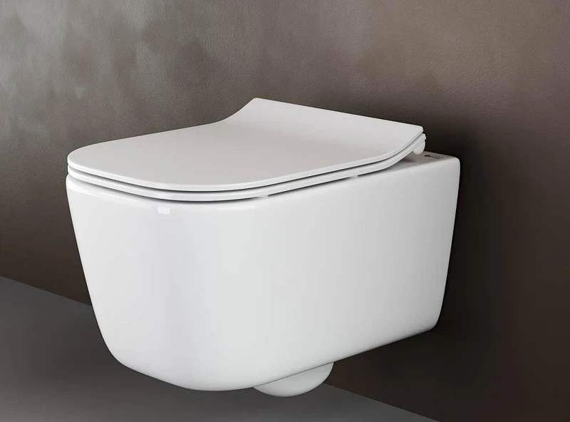 Комплект унитаза с инсталляцией Ceramicanova New Day CN3005_121002CH цвет Белый с сиденьем Микролифт и клавишей смыва цвет Хром глянцевый