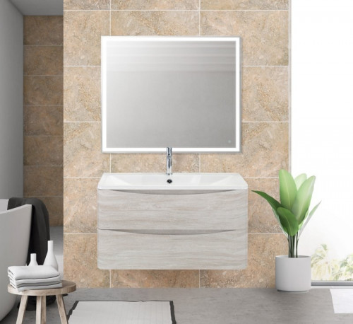 Тумба под раковину BelBagno ACQUA-900-2C-SO-RVB подвесная Rovere Vintage Bianco МДФ / ЛДСП