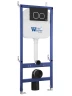 Инсталляция WeltWasser WW Bamberg 460 BL 10000013440 с клавишей смыва цвет Черный