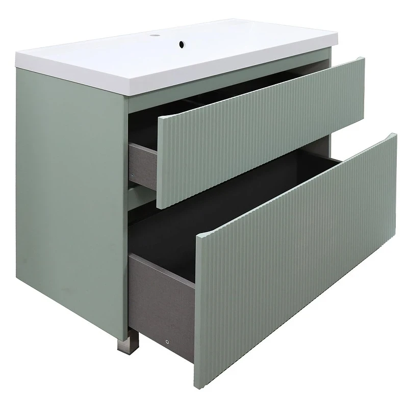 Тумба с раковиной Azario Viola 100 CS00097145 цвет Фисташковый