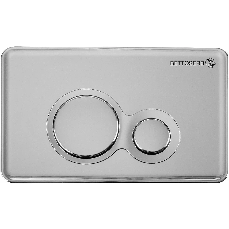 Инсталляция Bettoserb Sava Fix Slim SET40006463 для унитаза с клавишей смыва Хром матовый Хром глянец
