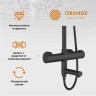 Душевая система Orange T02S3-911b Черный латунь на стену