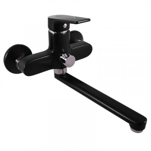 Смеситель для ванны Rav Slezak Colorado CO153.5CMATC универсальный цвет Черный матовый Хром