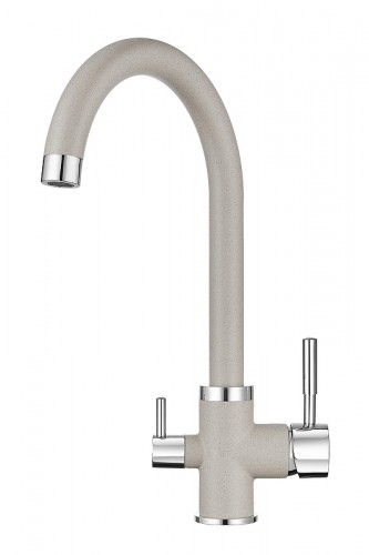 Смеситель для кухни Granula 2168 цвет Базальт