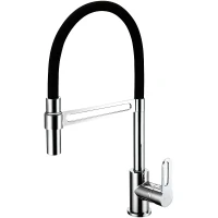 Смеситель для кухни Lemark Soul LM6006C Хром Черный латунь