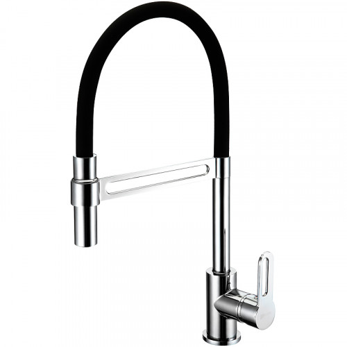 Смеситель для кухни Lemark Soul LM6006C Хром Черный латунь