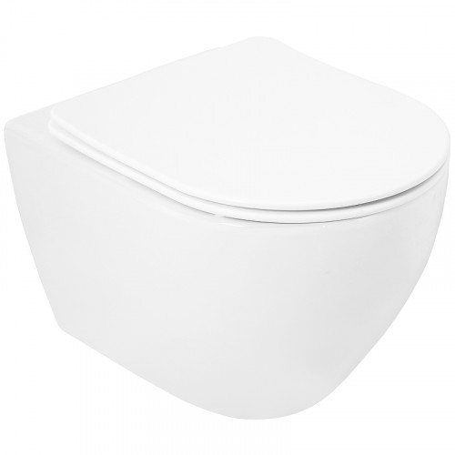 Унитаз Cezares Stylus CZR-513-TH-R/CZR-2316-SC подвесной с сиденьем Микролифт фаянс подвесной