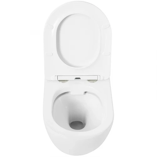 Унитаз Cezares Stylus CZR-513-TH-R/CZR-2316-SC подвесной с сиденьем Микролифт фаянс подвесной
