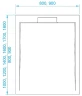 Душевой поддон из искусственного камня RGW STL MB 100x80 52212810-14 Черный мрамор