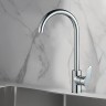 Смеситель для кухни WesnaArt Ocean OCE12-110 Хром латунь