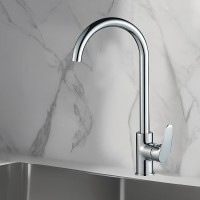 Смеситель для кухни WesnaArt Ocean OCE12-110 Хром латунь