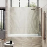 Шторка на ванну Maybah Glass MGV-65-2ш 900x1400 в широком профиле Бронза стекло прозрачное