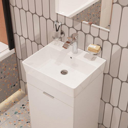 Тумба с раковиной DIWO Анапа 50 TR-672625 цвет Белый