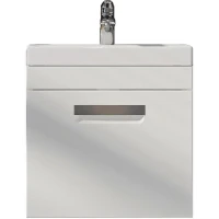 Тумба под раковину Velvex Estea 50 tp.EST.MOD.50.1Y подвесная Белая матовая