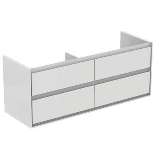 Тумба под раковину Ideal Standard Connect Air 130 E0824B2 подвесная цвет Glossy White + Matt White (Белый глянцевый + Белый матовый)