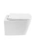 Унитаз BelBagno Kraft BB7106CH-TOR/SC подвесной цвет Белый с сиденьем Микролифт