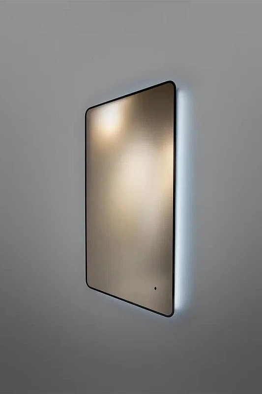 Зеркало Silver Mirrors Инканто Black 120 LED-00002570 с подсветкой с бесконтактным выключателем стекло