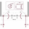 Душевая дверь BelBagno Uno 90 UNO-B-2-90-CH-Cr профиль Хром стекло шиншилла