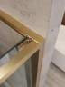 Душевая дверь Cezares Lux 100 LUX-B-FS-1-100-C-BORO профиль Брашированное золото стекло прозрачное