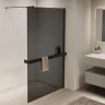 Душевая перегородка Vincea Walk in 120 VSW-1HR120CGB профиль цвет Черный стекло тонированное