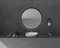 Раковина-чаша Abber Stein 60 AS2620 Белая матовая искусственный камень (литьевой мрамор) накладная
