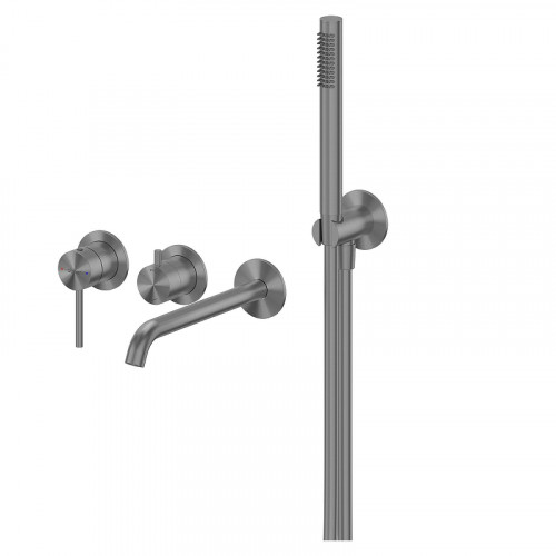 Смеситель для ванны Abber Wasser Kreis 316 AF8130BGG цвет Оружейная сталь брашированная