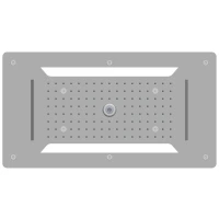 Верхний душ RGW Shower Panels SP-71 21140271-01 Хром нержавеющая сталь встраиваемый