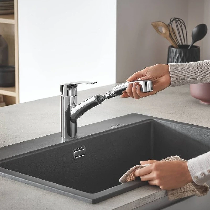 Смеситель для кухни Grohe Eurosmart 30305001 Хром латунь