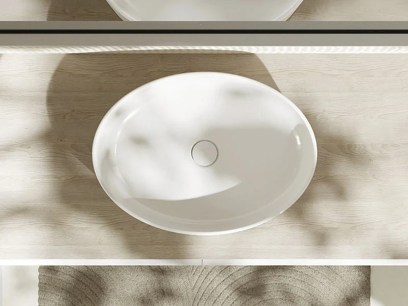 Раковина-чаша Hansgrohe Xuniva D 55 60165450 Белая накладная
