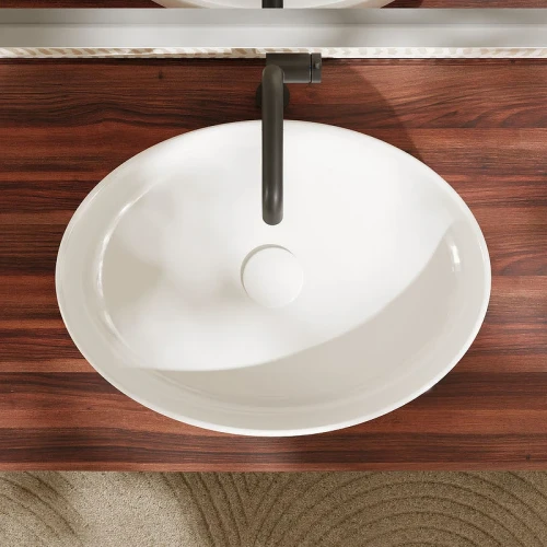 Раковина-чаша Hansgrohe Xuniva D 55 60165450 Белая накладная