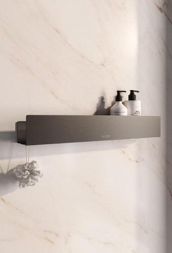 Металлическая полка Boheme Free 10967-GM Оружейная сталь