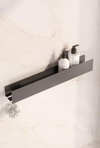 Металлическая полка Boheme Free 10967-GM Оружейная сталь