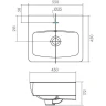 Раковина Aquaton Santek Нео 55 1WH302185 Белая